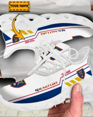 Soccer Team Max Soul Shoes, Exclusive Logo Sneakers For Fans PTS000MLS082025RSL1 – White
