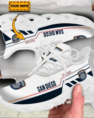 Soccer Team Max Soul Shoes, Exclusive Logo Sneakers For Fans PTS000MLS082025SDFC1 – White