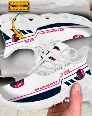 Soccer Team Max Soul Shoes, Exclusive Logo Sneakers For Fans PTS000MLS082025SLC1 – White
