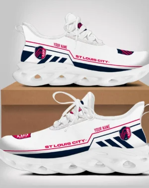 Soccer Team Max Soul Shoes, Exclusive Logo Sneakers For Fans PTS000MLS082025SLC1 – White