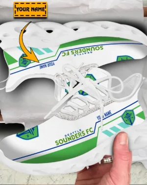 Soccer Team Max Soul Shoes, Exclusive Logo Sneakers For Fans PTS000MLS082025SSFC1 – White