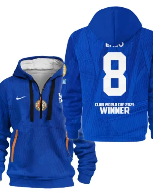 Sport Hoodie Half Zipper Club World Cup 2025 Champions For Fan Football HVN1129EF071425HODZ