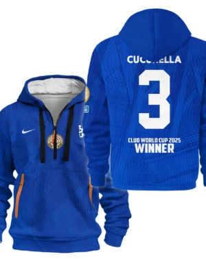 Sport Hoodie Half Zipper Club World Cup 2025 Champions For Fan Football HVN1129MA071425HODZ