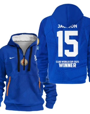 Sport Hoodie Half Zipper Club World Cup 2025 Champions For Fan Football HVN1129NJ071425HODZ