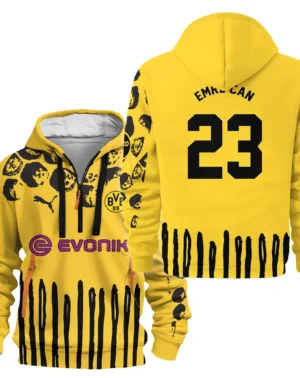 Sport Hoodie Half Zipper For Fan Football HVN1101EE070125HODZ