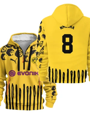 Sport Hoodie Half Zipper For Fan Football HVN1101FN070125HODZ