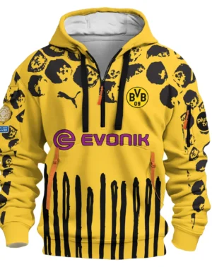 Sport Hoodie Half Zipper For Fan Football HVN1101WA070125HODZ