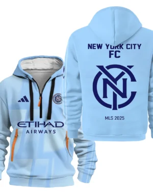 Sport Hoodie Half Zipper MLS 2025 For Fans Sport HVN1056NYC061025HODZ