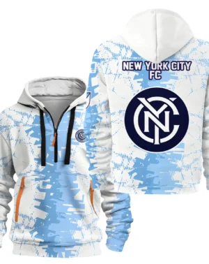 Sport Hoodie Half Zipper MLS 2025 For Fans Sport HVN1066NYC061625HODZ