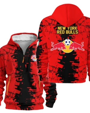 Sport Hoodie Half Zipper MLS 2025 For Fans Sport HVN1066NYR061625HODZ