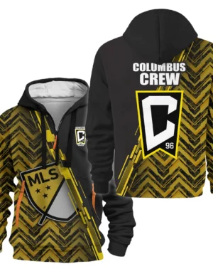 Sport Hoodie Half Zipper MLS 2025 For Fans Sport HVN1081CC062125HODZ