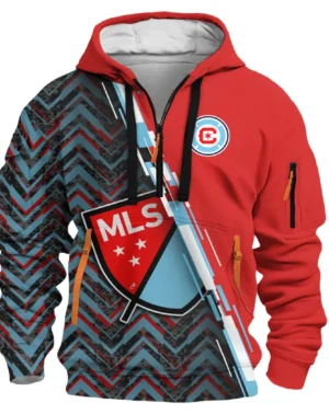 Sport Hoodie Half Zipper MLS 2025 For Fans Sport HVN1081CF062125HODZ