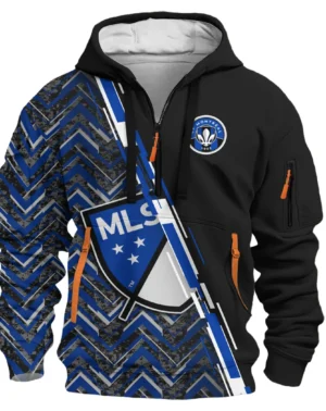 Sport Hoodie Half Zipper MLS 2025 For Fans Sport HVN1081MFC062125HODZ