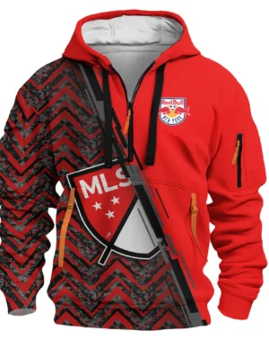 Sport Hoodie Half Zipper MLS 2025 For Fans Sport HVN1081NYR062125HODZ