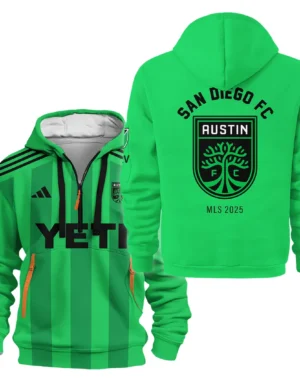 Sport Hoodie Half Zipper MLS 2025 For Fans Sport HVN1096AFC062825HODZ