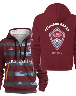 Sport Hoodie Half Zipper MLS 2025 For Fans Sport HVN1096CR062825HODZ