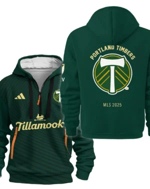 Sport Hoodie Half Zipper MLS 2025 For Fans Sport HVN1096PT062825HODZ