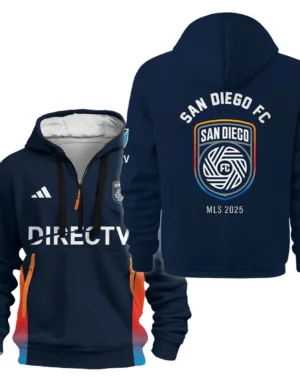 Sport Hoodie Half Zipper MLS 2025 For Fans Sport HVN1096SDFC062825HODZ