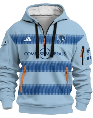 Sport Hoodie Half Zipper MLS 2025 For Fans Sport HVN1096SKC062825HODZ