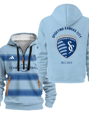 Sport Hoodie Half Zipper MLS 2025 For Fans Sport HVN1096SKC062825HODZ