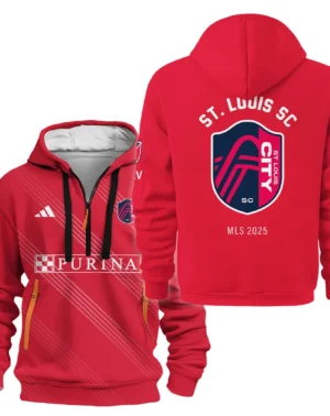 Sport Hoodie Half Zipper MLS 2025 For Fans Sport HVN1096SLSC062825HODZ