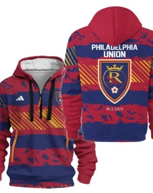 Sport Hoodie Half Zipper MLS 2025 For Fans Sport HVN1097RSL062825HODZ