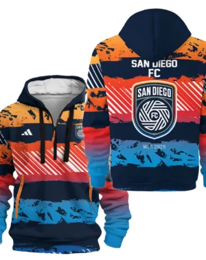 Sport Hoodie Half Zipper MLS 2025 For Fans Sport HVN1097SDFC062825HODZ