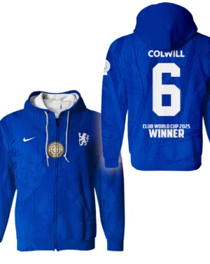 Sport Zipper Hoodie  Club World Cup 2025 Champions For Fan Football HVN1129LC071425ZHD