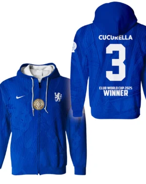 Sport Zipper Hoodie  Club World Cup 2025 Champions For Fan Football HVN1129MA071425ZHD