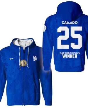 Sport Zipper Hoodie  Club World Cup 2025 Champions For Fan Football HVN1129MC071425ZHD