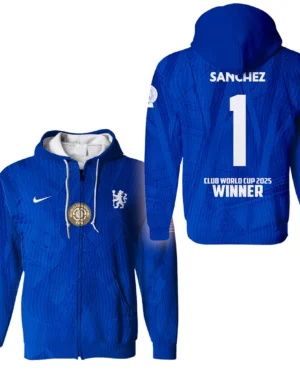 Sport Zipper Hoodie  Club World Cup 2025 Champions For Fan Football HVN1129RS071425ZHD